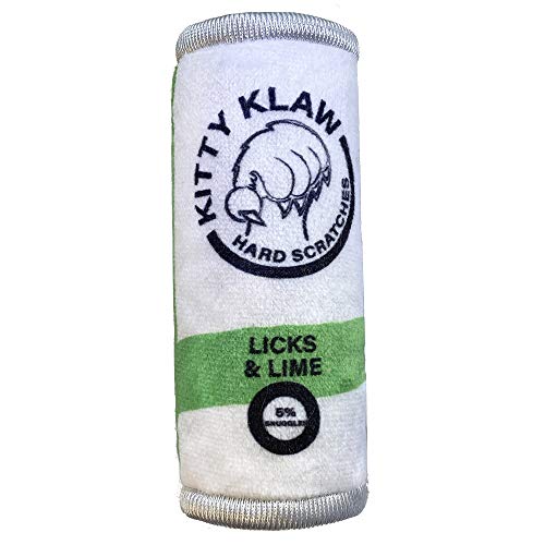 Huxley & Kent Cat Toy | Kitty Klaw Licks & Lime | Nappy Hour Strong Catnip Filled Cat Toy | Soft Plush Kitty Toy with Catnip and Crinkle | Kittybelles - Kitty Klaw Licks & Lime