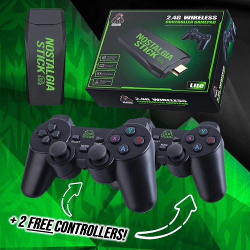 N-Game Stick™ | 1x Gaming Stick 2x FREE Controllers!