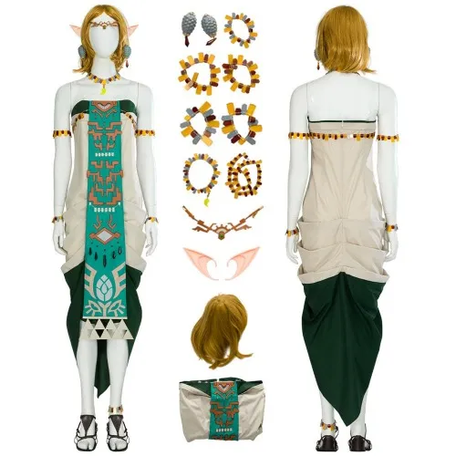 Princess Zelda Cosplay Costumes Tears of the Kingdom Top Level Suits