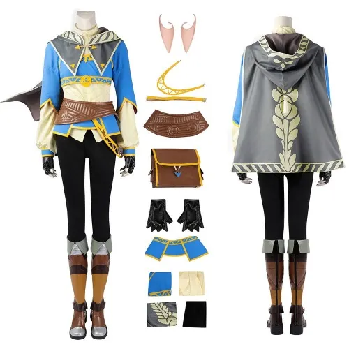 Tears of the Kingdom Cosplay Costumes Princess Zelda Suits