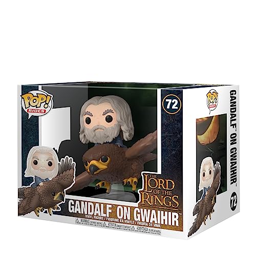 Funko 40869 POP Rides: Lord of The Rings-Gwaihir with Gandalf Hobbit Collectible Figure, Multicolour - Standard