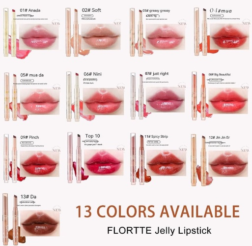 flortte - heartbeat jelly lipstick - #10