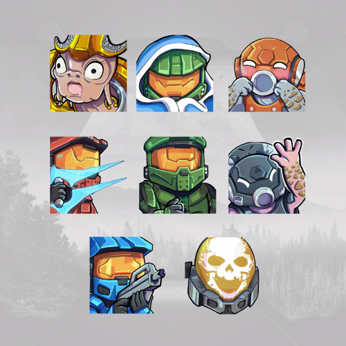 Warthog Animated Emotes - Warthog / 2D Animated