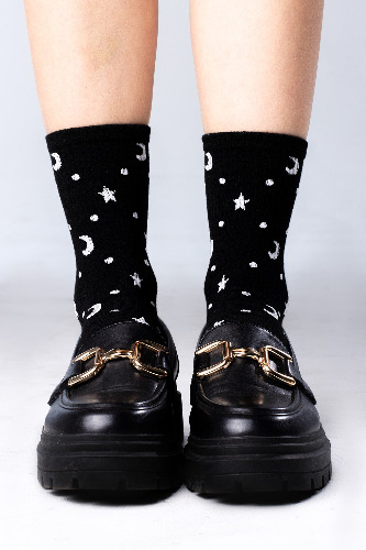 Superstar Black Socks