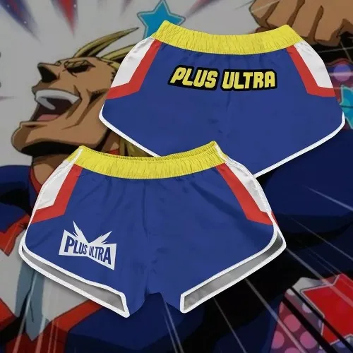 My Hero Academia PLUS ULTRA  All-Might Shorts For Women Men Shorts