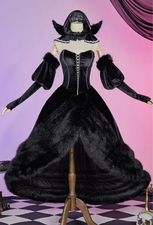 Delicious in Dungeon Marcille Donato Master Of The Dungeon Black Dress Set