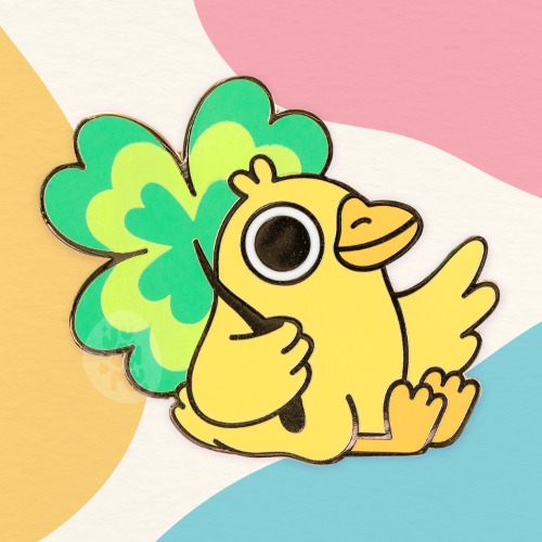 Lucky Duck Enamel Pin - B Grade