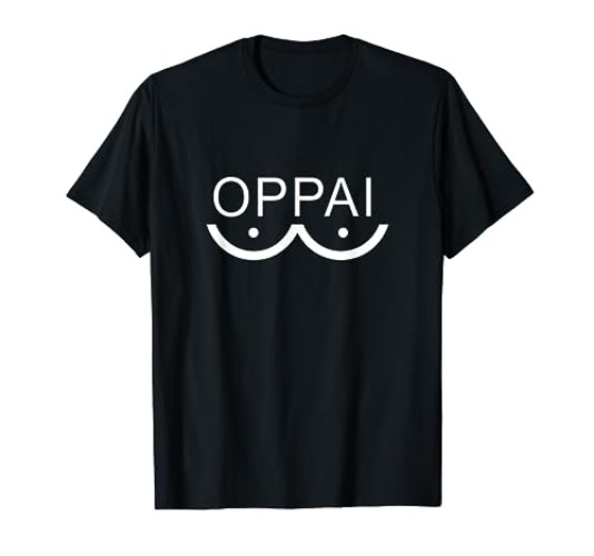 Oppai T-Shirt Women Medium Black