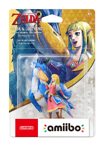 Nintendo amiibo Zelda & Loftwing - The Legend of Zelda: Skyward Sword HD - Nintendo Switch Accessories - 