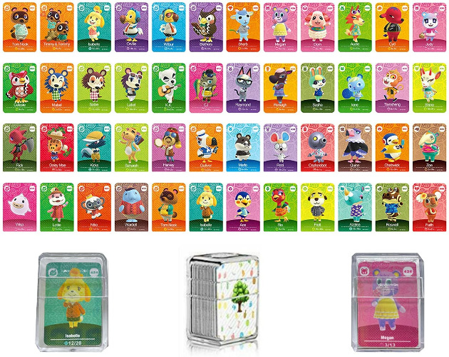 DADAWE Newest Version 48pcs Mini NFC Cards Series 5 Compatible with Animal Crossing Amiibo Cards for Animal Crossing New Horizons - 