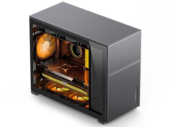 JONSBO D31 MESH Black Micro ATX Computer Case, M-ATX/ITX Mainboard/Support RTX 4090(335-400mm) GPU 360/280AIO,Power ATX/SFX: 100mm-220mm Multiple Tool-Free Design,Black - D31 Mesh Black