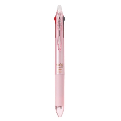 Japanese Pilot FriXion Erasable Tricolor Pen - Blush Pink