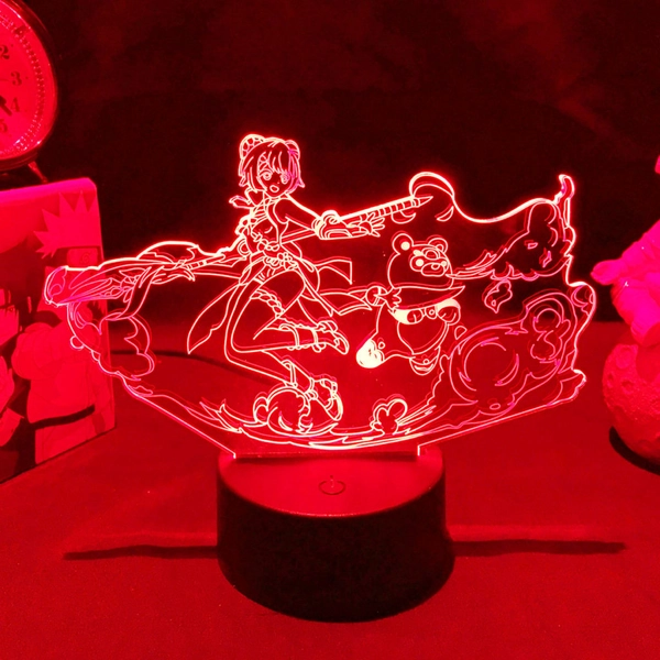 16 Colors Gesnhin Impact LED Light Genshin Desktop Lamp Cool Genshin Gifts - Xiangling