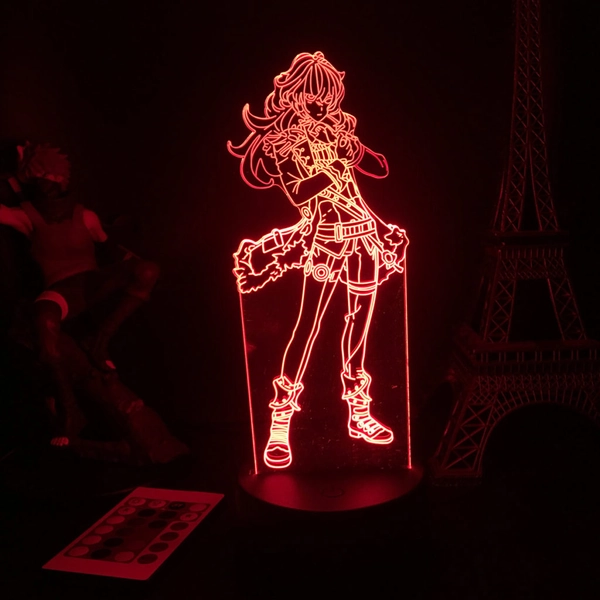 16 Colors Gesnhin Impact LED Light Genshin Desktop Lamp Cool Genshin Gifts - Diluc