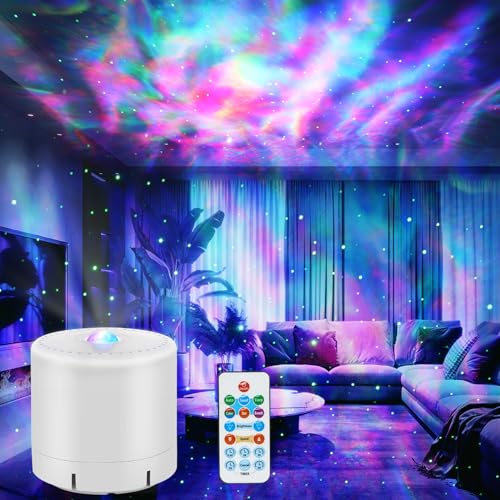 HERHOTER Galaxy Projector,Star Projector with Timer and Remote Control for Kids and Adults Bedroom Decoration, Valentine's Day, Party, Birthday, Christmas Gifts - galaxy projector