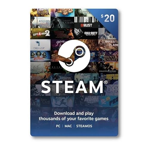 Steam Wallet Prepaid Card (20 USD)
