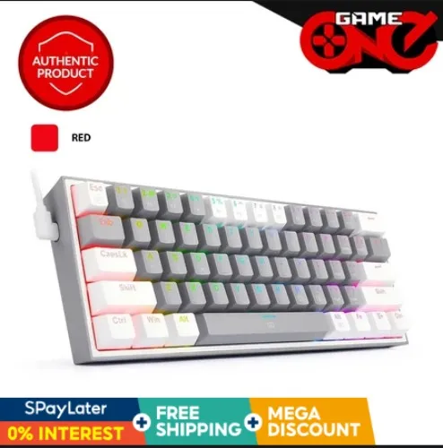 Redragon Fizz K617 RGB 60% Wired Gaming Keyboard