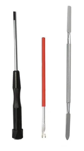 Jiayouy Woodwind Instrument Repair Tool Kit Spring Hook Double Headed Flat Pad Screwdriver Set for Sax Clarinet Oboe Flute Piccolo 3PCS -