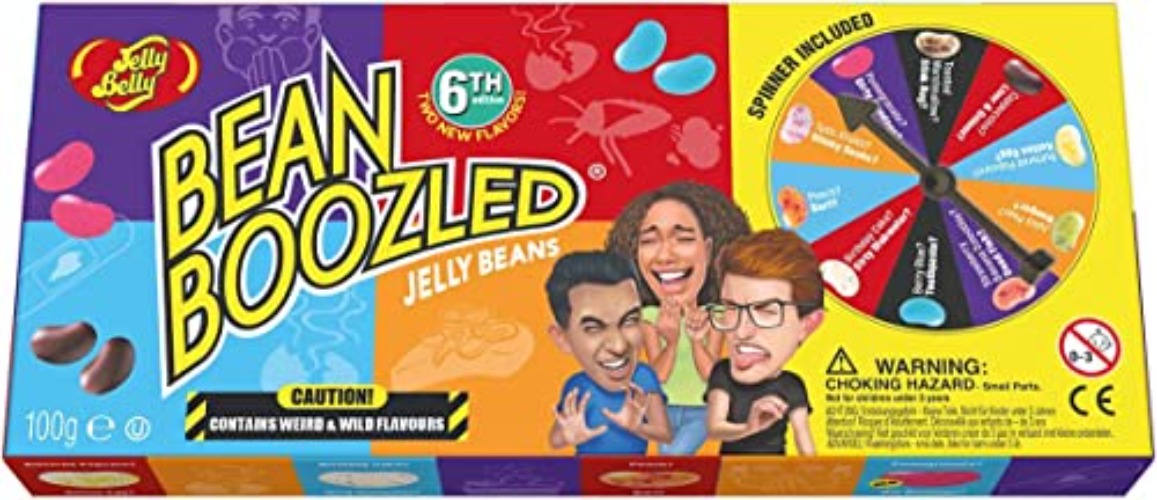 Jelly Belly Jelly Beans, Bean Boozled 5th Edition, Spinner Set - 100g - Mixed-Fruit - 100 g (Pack of 1)
