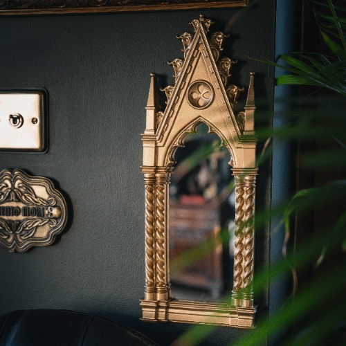 Odette Gothic Cathedral Mirror | Gold
