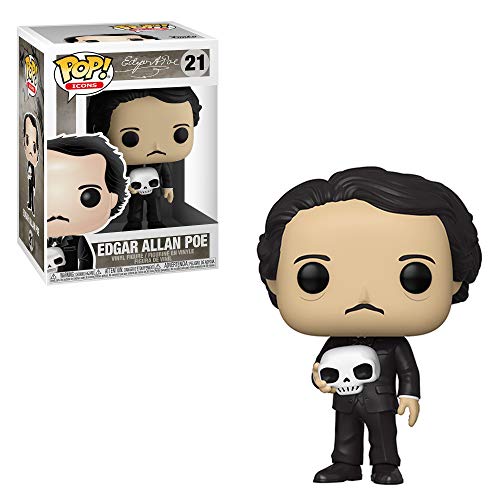 Funko Pop! Icons: Edgar Allan Poe w/Skull - Multicolor