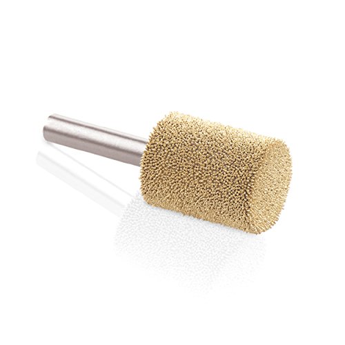 Kutzall Original Cylinder Rotary Burr, 1⁄4" Shaft, Fine - Woodworking Attachment for Bosch, DeWalt, Milwaukee, Makita. Abrasive Tungsten Carbide, 3⁄4" (19mm) Head Dia. X 1" (25.4mm) Length, C-34G - Original - Fine - Head Diameter: 3⁄4", Head Length: 1"