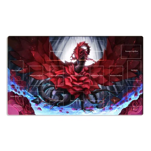 black rose dragon playmat