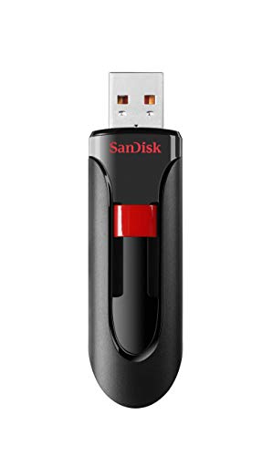 SanDisk 32GB Cruzer Glide USB 2.0 Flash Drive - SDCZ60-032G-B35, Red - 32GB