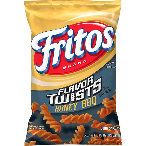 Fritos Twists Honey BBQ Flavored Corn Chips, 9.25 Ounce