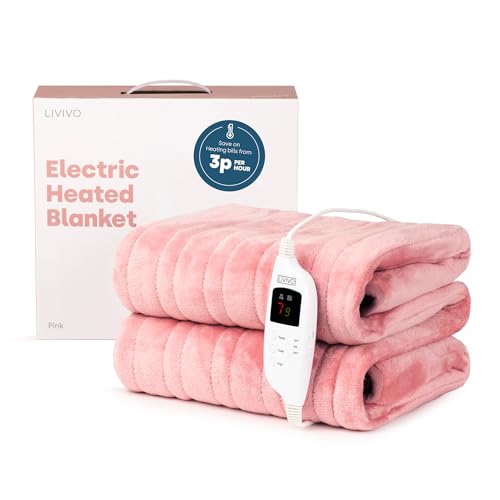 Heated Throw Blanket - Pink