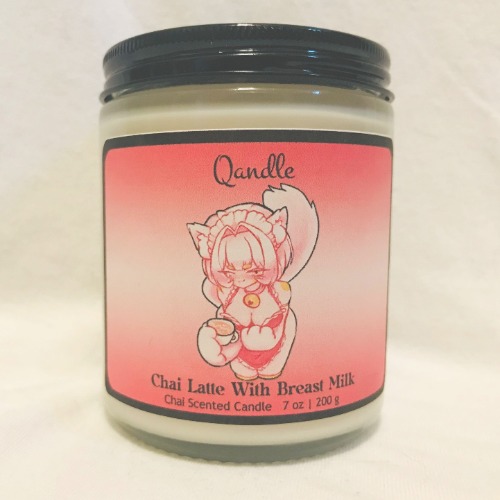 Chai Latte With Breast Milk Candle - Normal Wick / Default (White)
