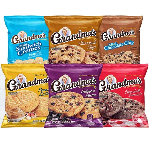 Grandma's Cookies Variety Pack of 30 - Grandma's Cookies Variety Pack 1 Count (Pack of 30)