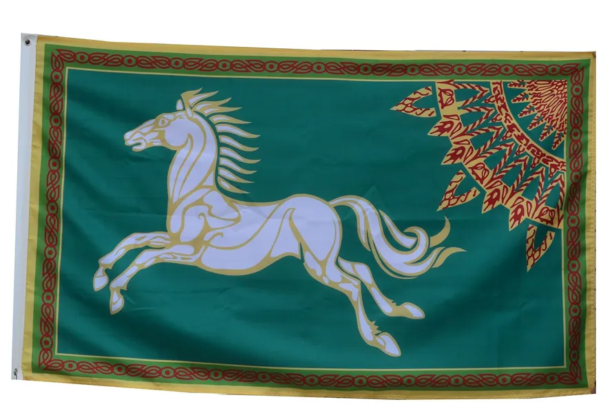 Flylong LOTR Rohan Flag Banner 3X5 Feet Green