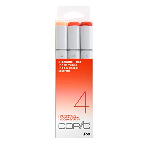 Copic Marker Sketch Blending Trio Markers, SBT 4, 3-Pack - Trio 4