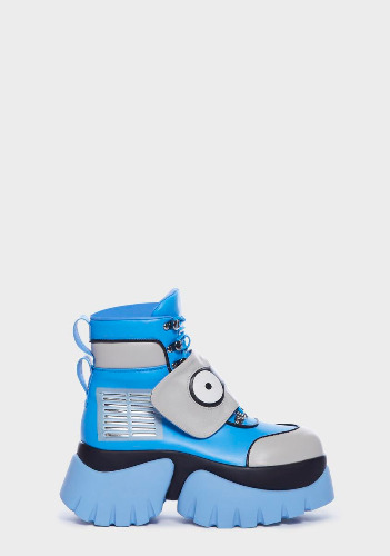 x Teletubbies Noo-Noo Platform Boots | US 8/UK 6