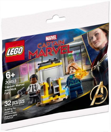 LEGO Super Heroes Captain Marvel en Nick Fury Polybag Set 30453 (zak)