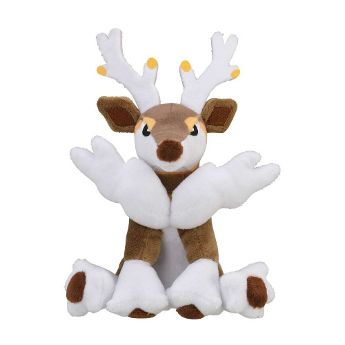 Sitting Cuties Sawsbuck Winterform Plüschtier Pokemon passt scharlachrot &amp; violett Nintendo