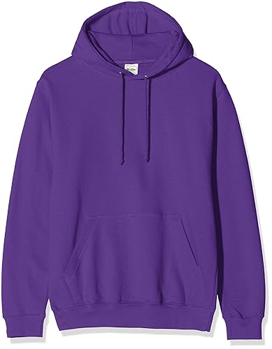AWDis Herren Kapuzenpullover College Hoodie, Weiß, Small - XXL - Lila (Purple)