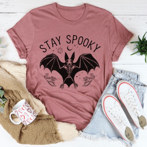 Stay Spooky Tee - Mauve / 3XL