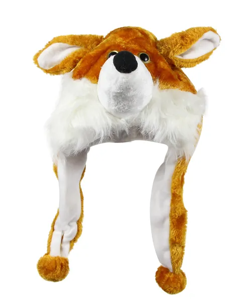 Bioterti Plush Fun Animal Hats One Size Cap Polyester with Fleece Lining - Fox