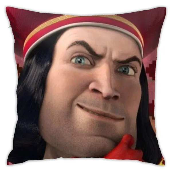 Mabel Lord Farquaad Square(45cmx45cm) Pillowcase Home Bed Room Interior Decoration