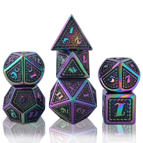 Metallic Dice Set D&D