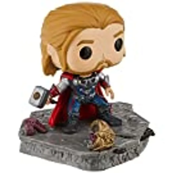 Funko Pop! Deluxe, Marvel: Avengers Assemble Series - Thor, Amazon Exclusive, Figure 4 of 6 (Multi-color)