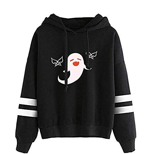 ZIBADTAL Genshin Impact Hu Tao Hoodie Harajuku Kawaii Logo Sweatshirt for Women Tops - XXL - Kb02101-4