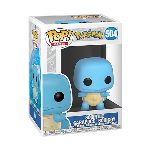 Funko POP! Pokemon - Squirtle - Schiggy - Vinyl-Sammelfigur - Geschenkidee - Offizielle Handelswaren - Spielzeug Für Kinder und Erwachsene - Anime Fans - Modellfigur Für Sammler und Display
