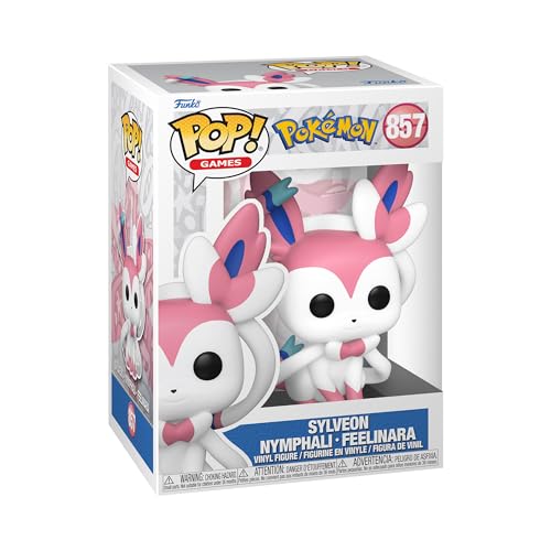 Funko Pop! Games: Pokemon - Sylveon - Figura in Vinile da Collezione - Idea Regalo - Merchandising Ufficiale - Giocattoli per Bambini e Adulti - Video Games Fans - Figura per i Collezionisti