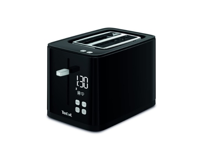Tefal Smart’n Light TT640840 2 Slice Digital Toaster, Black