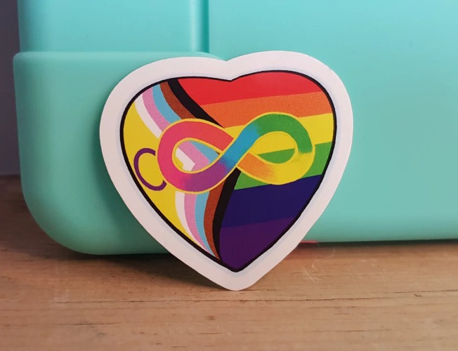 Queer Autistic Pride Sticker