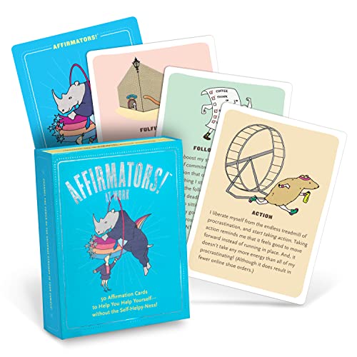 Affirmators! at Work: 50 Affirmation Cards to Help You Help Yourself - without the Self-Helpy-Ness!