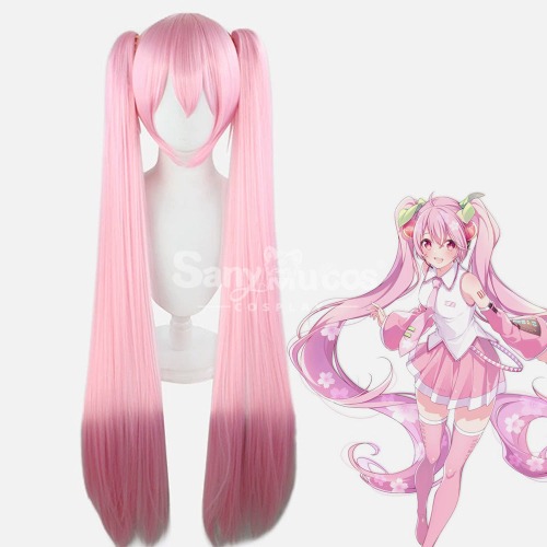 Anime Hatsune Miku Cosplay Pink Miku Cosplay Wig